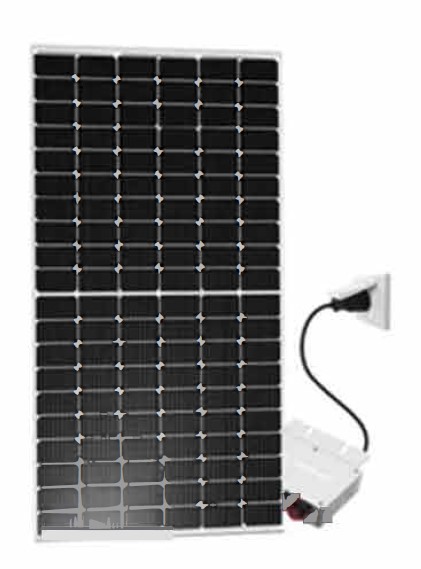 Solar Balkonkraftwerk 600 Watt ( 2 x 300 Watt ) inkl. Inverter und Aufhängung